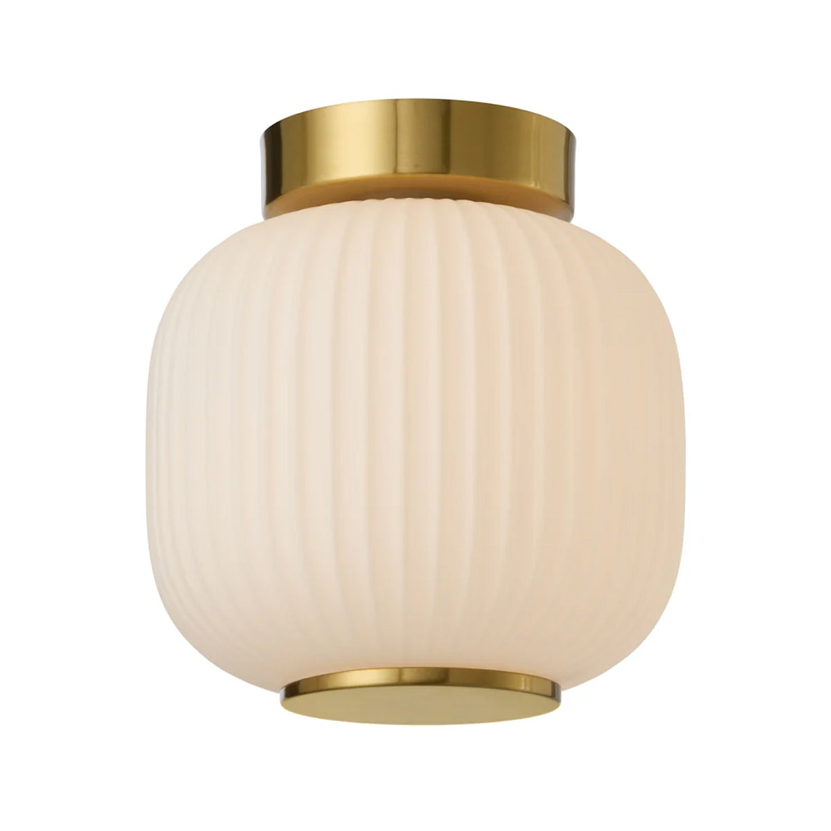 Bobo 20cm Ribbed Glass Batten Fix with Stylish Design