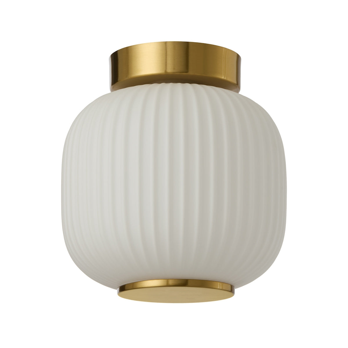 Bobo 20cm Ribbed Glass Batten Fix with Stylish Design