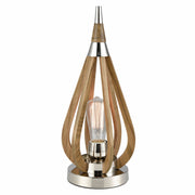 Bonito Modern Timber Tear Drop Table Lamp