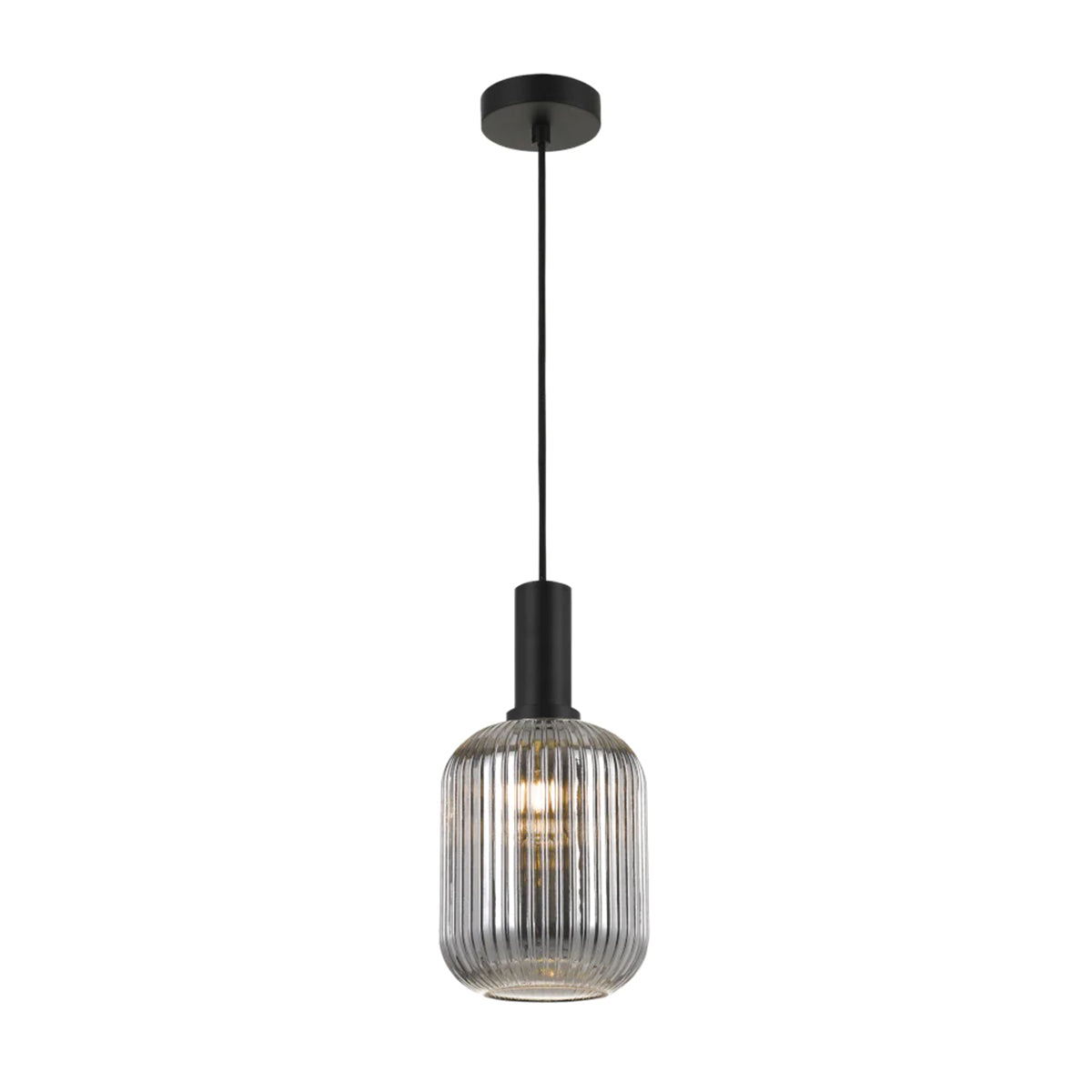 Bonura 14 Pendant Light with Ribbed Glass