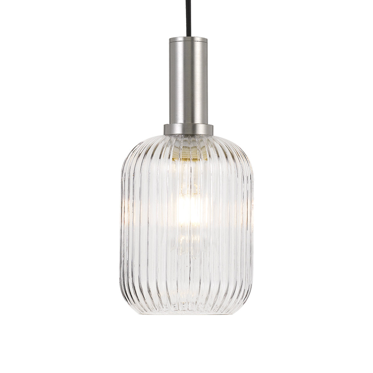 Bonura 14 Pendant Light with Ribbed Glass