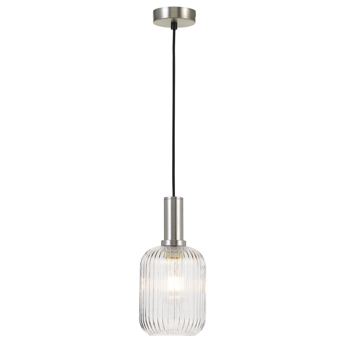 Bonura 14 Pendant Light with Ribbed Glass