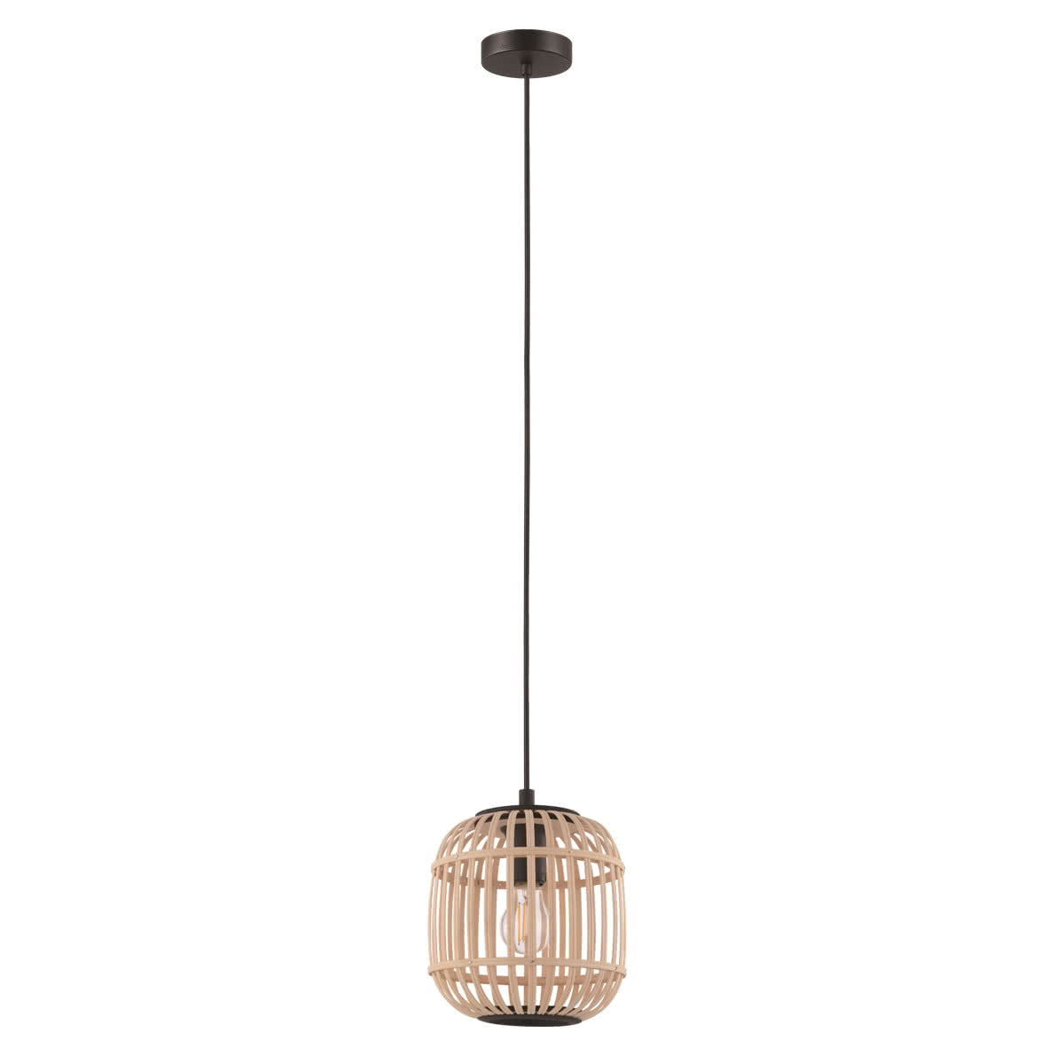 Bordesley Natural Cane Pendant Light