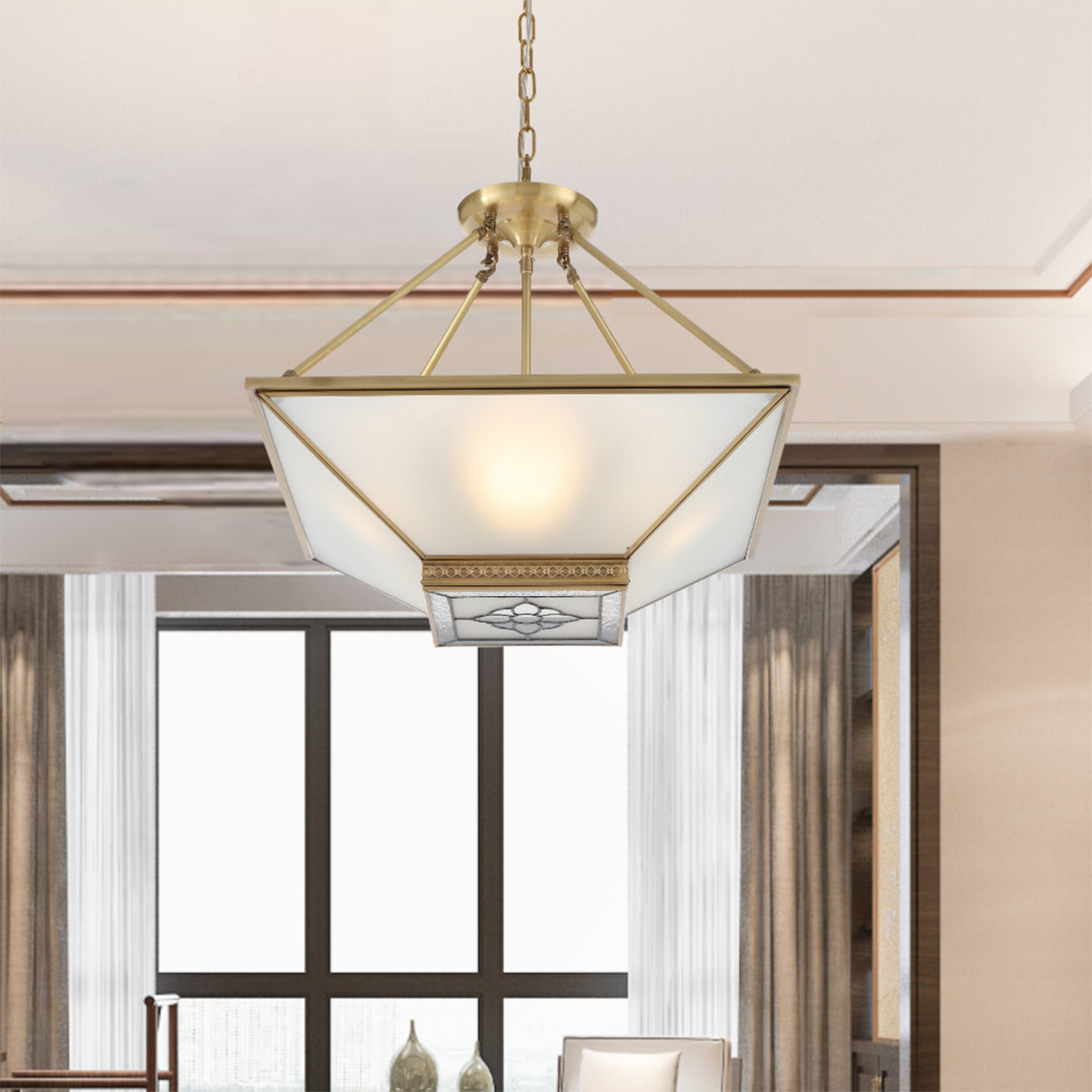 Bracci Artisan Brass Pendant Light
