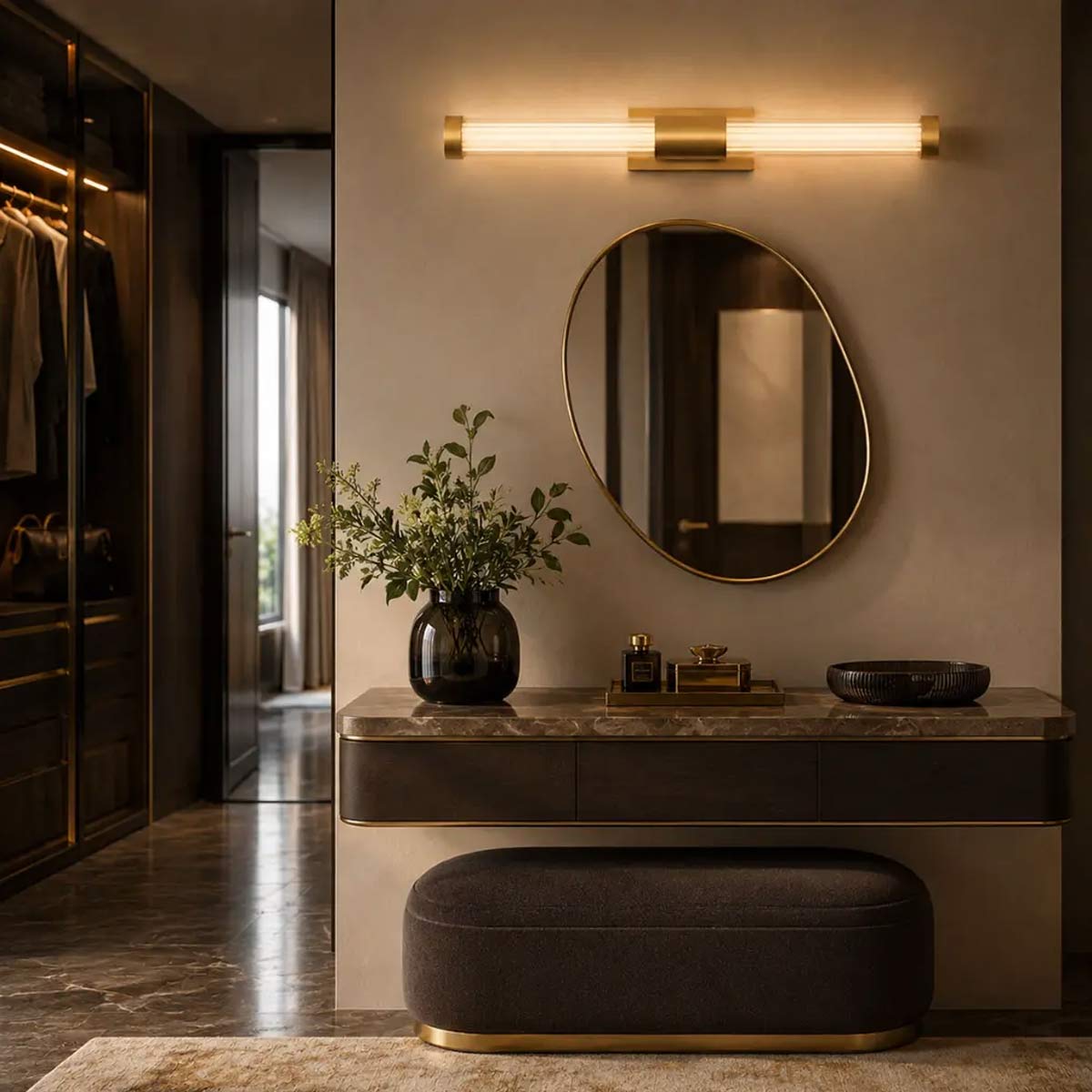 Bremen Twin LED Vanity Wall Light