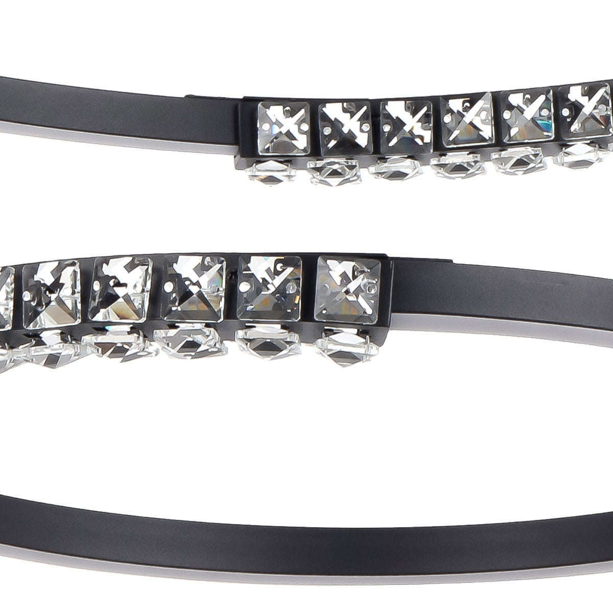 Brera 2 Tier Round LED Pendant Light with Crystal Accents