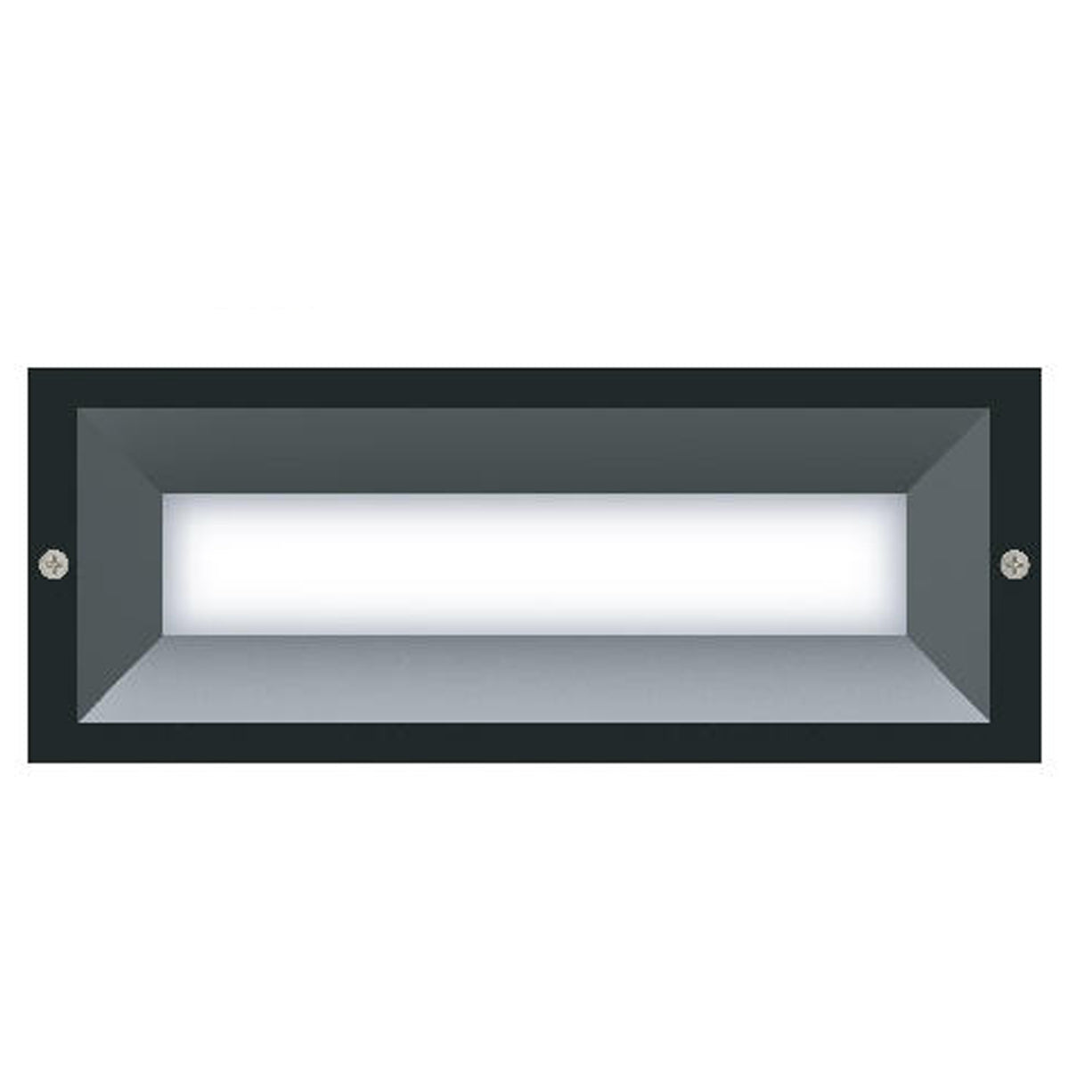 Brick Series Outdoor Recessed Wall Light with Frosted Diffuser