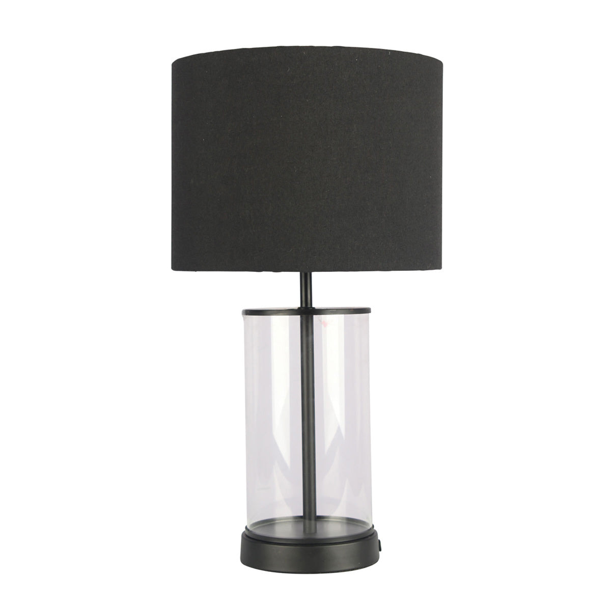 Britt Black Glass Table Lamp