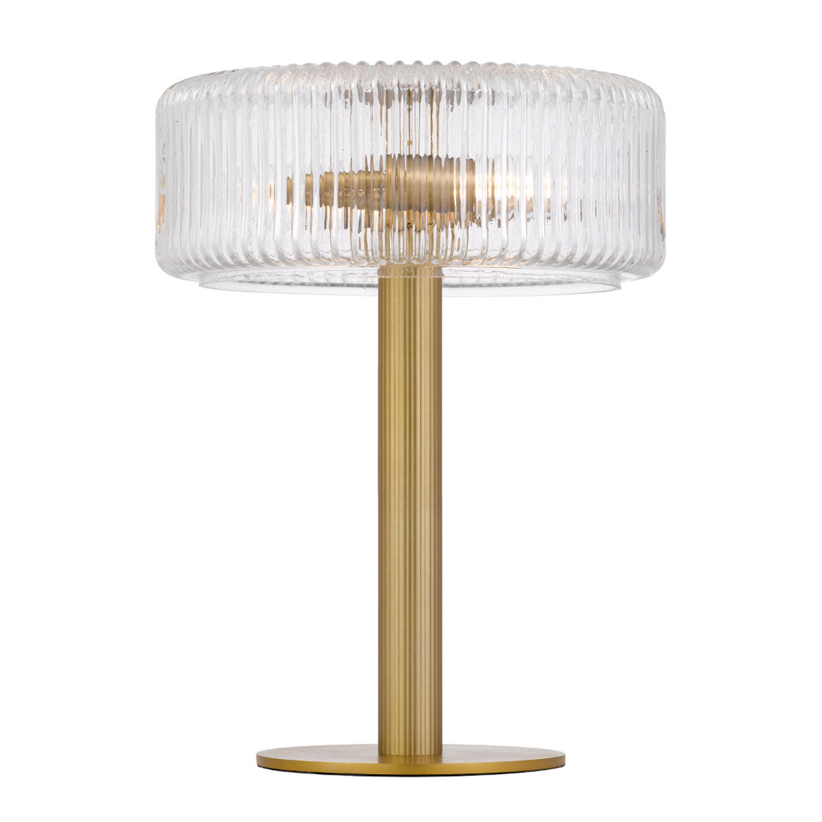 Brizo Touch Table Lamp with Touch Control and Glass Shade