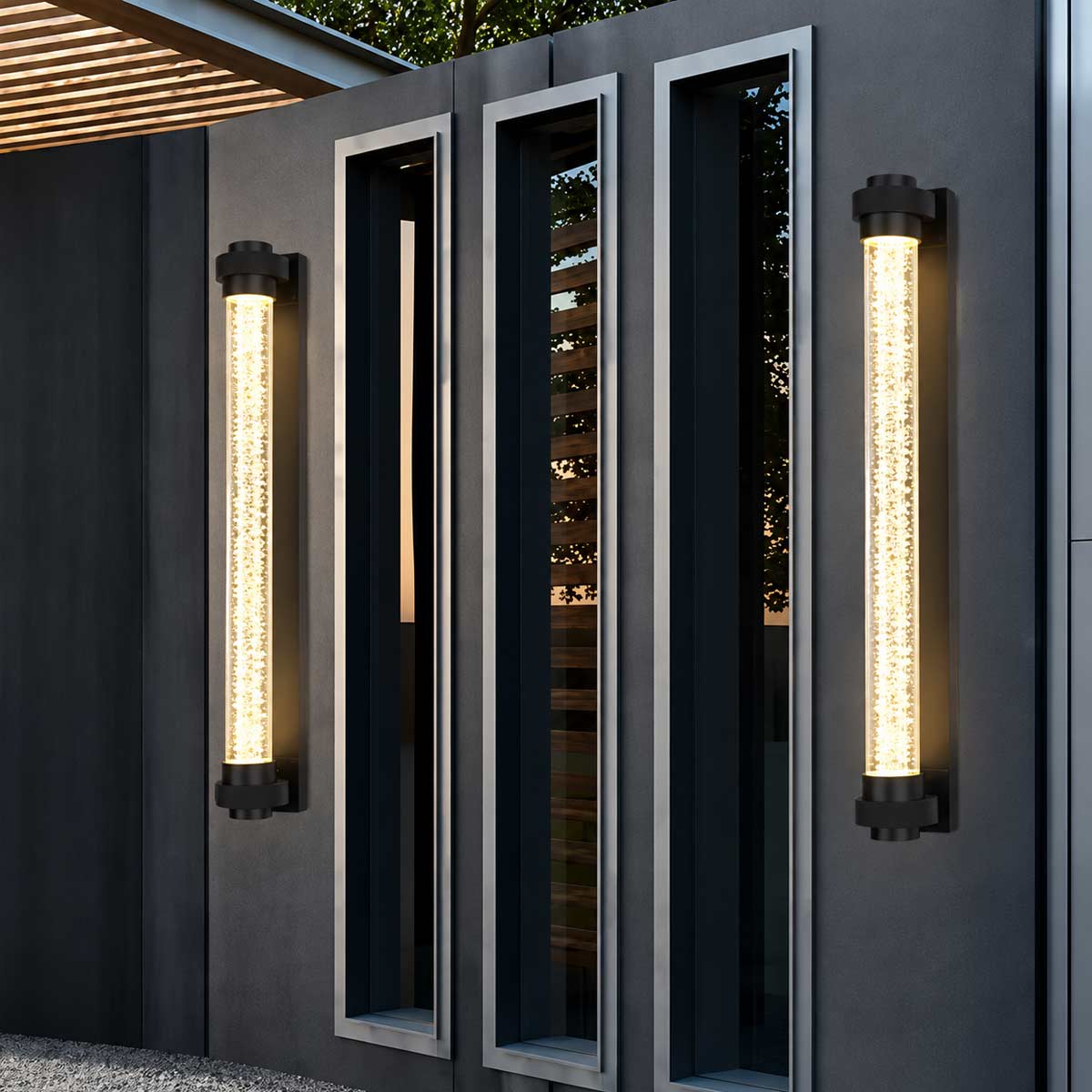 Bubble 600mm IP65 LED Outdoor Wall Light