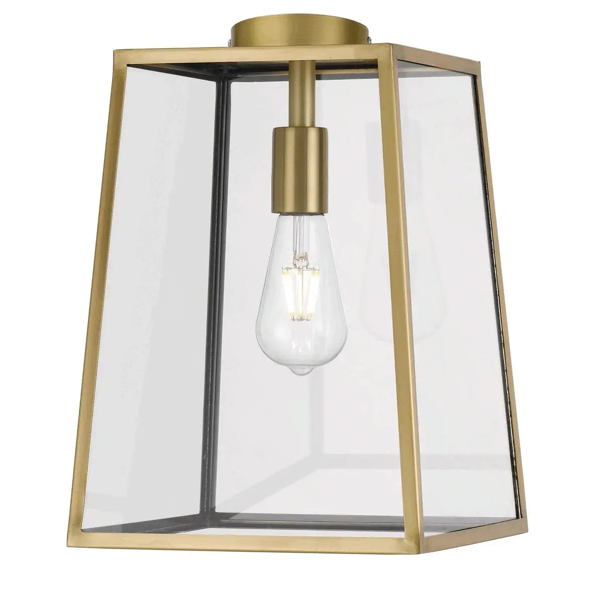 Cantena Outdoor Pendant Light with Solid Brass Frame