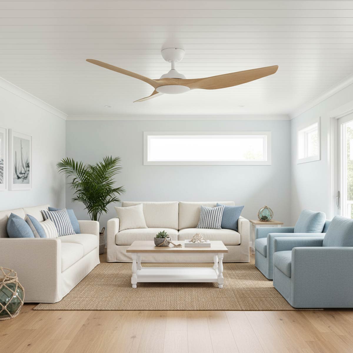 Capri II Smart DC Ceiling Fan with Remote