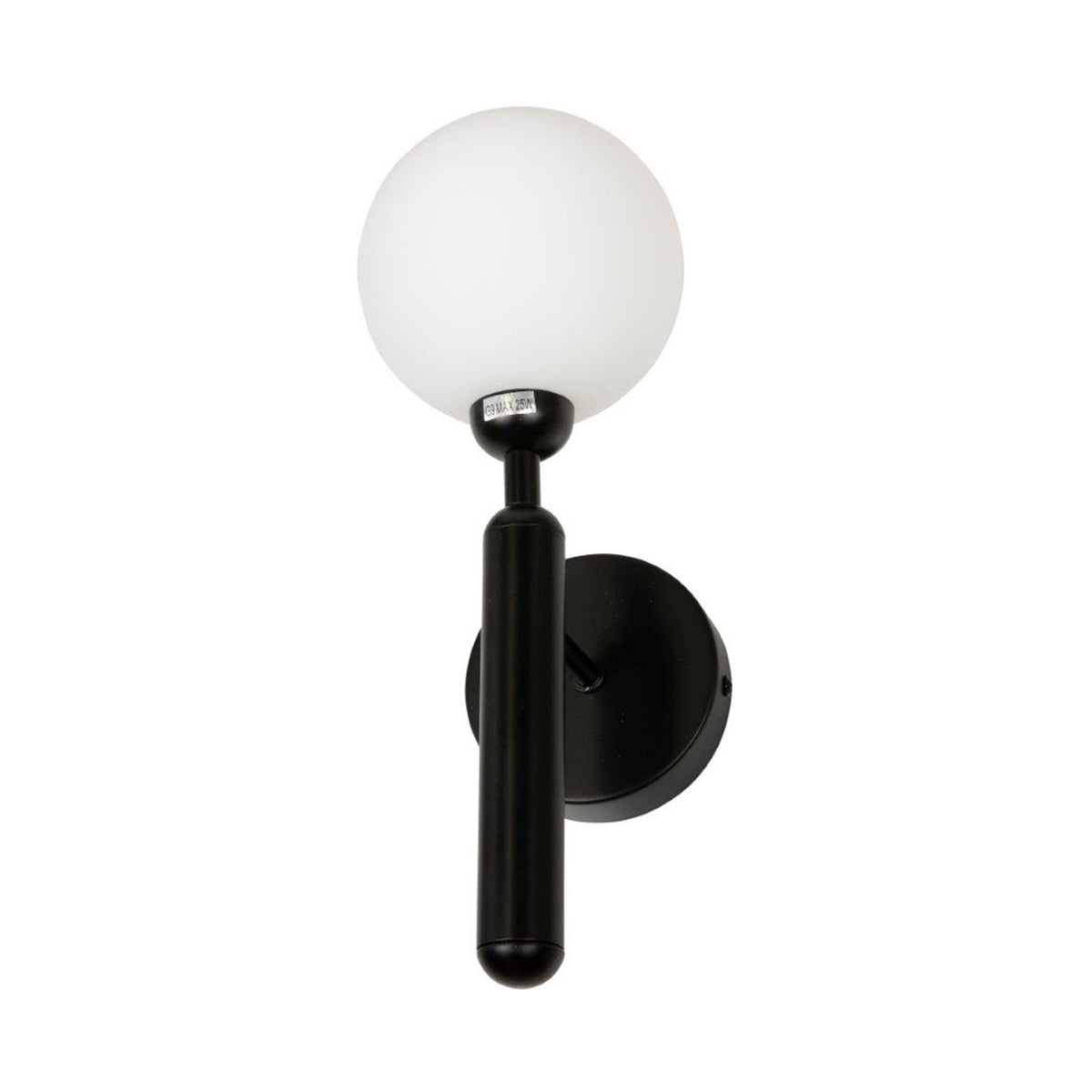 Caranda Modern Metal Opal Sphere Bracket Wall Light