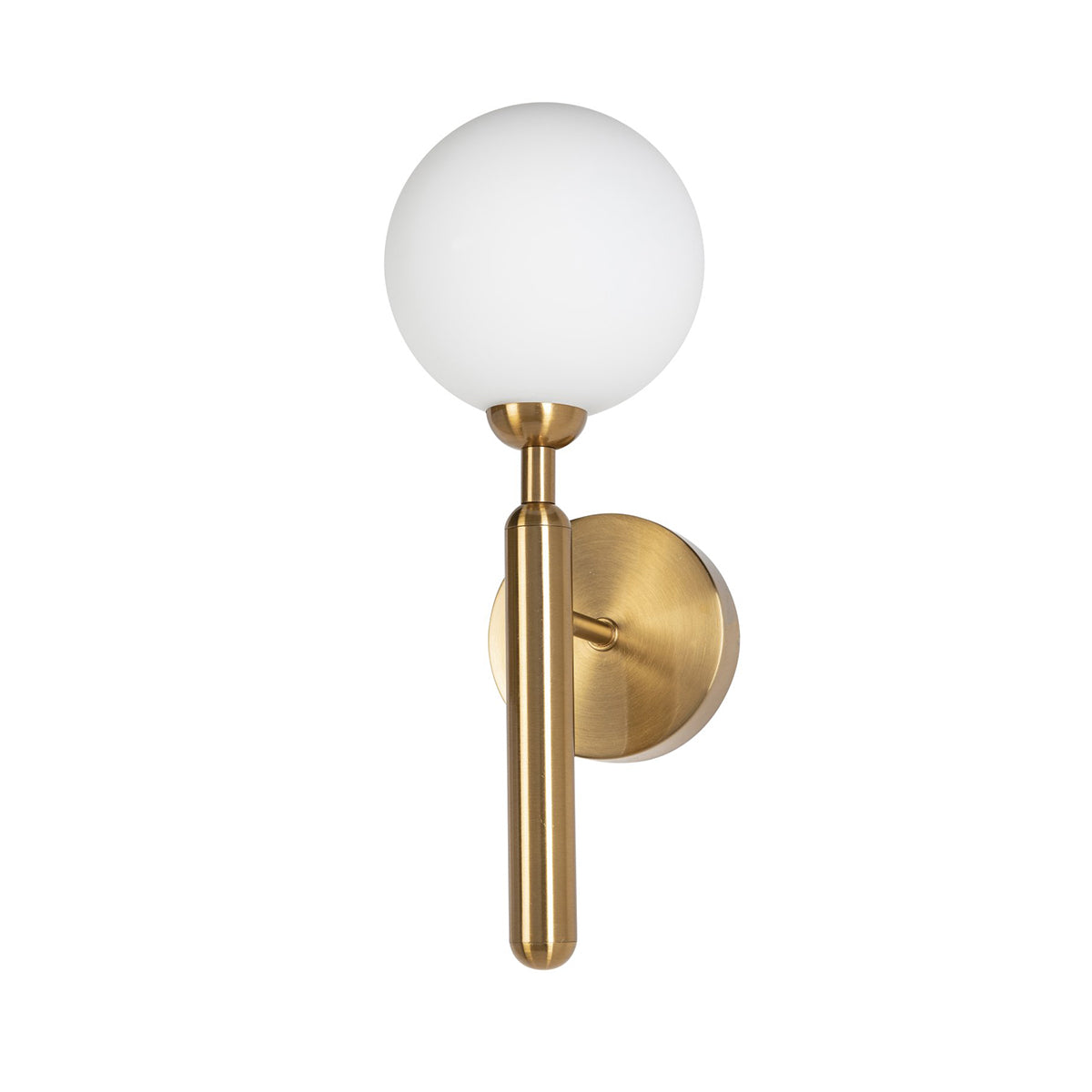 Caranda Modern Metal Opal Sphere Bracket Wall Light