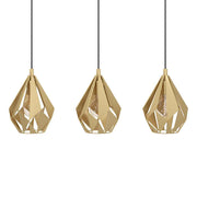 Carlton 3 Light Pendant with E27 Fittings
