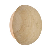 Casar Circular Travertine Wall Light with LED