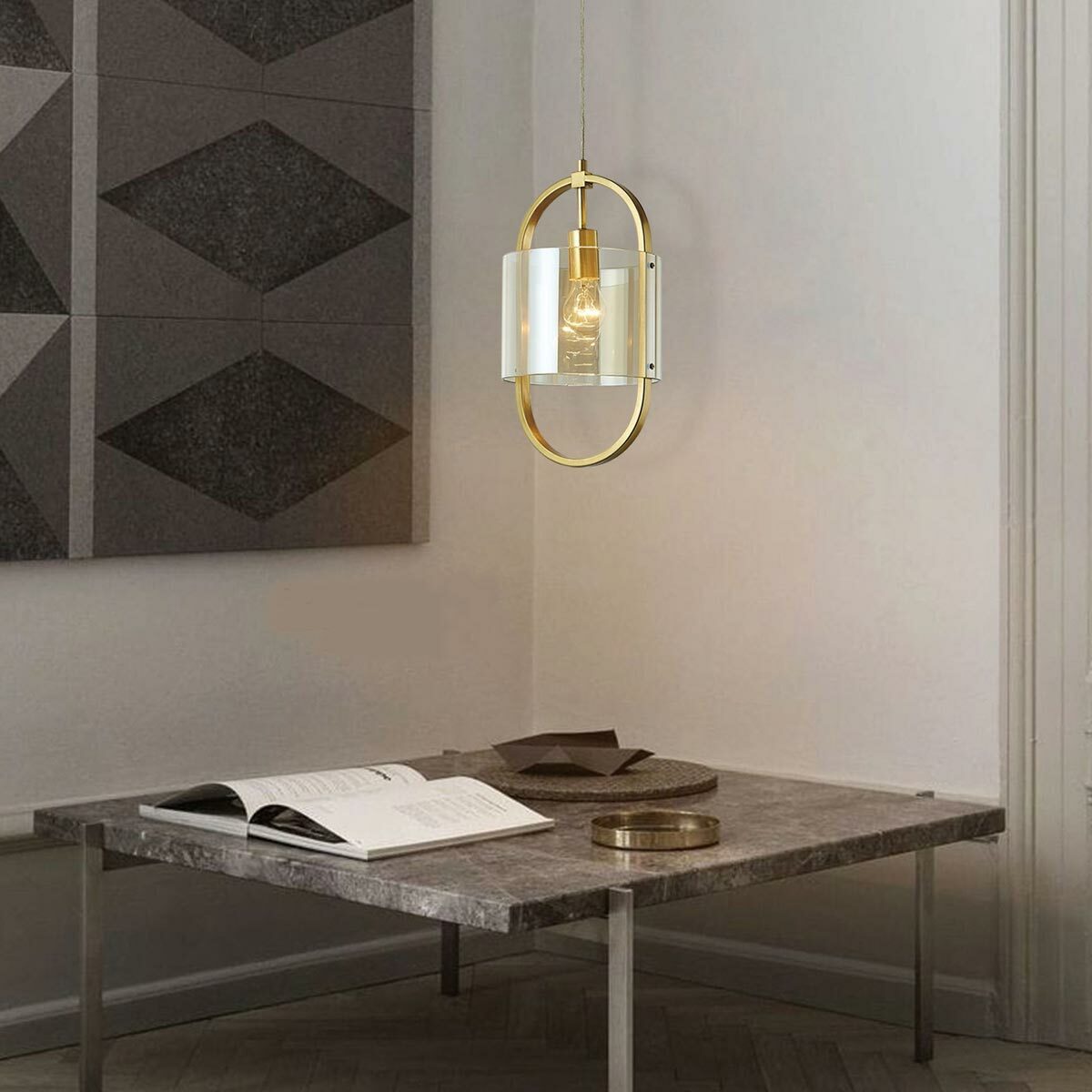 Casco Metal Pendant Light