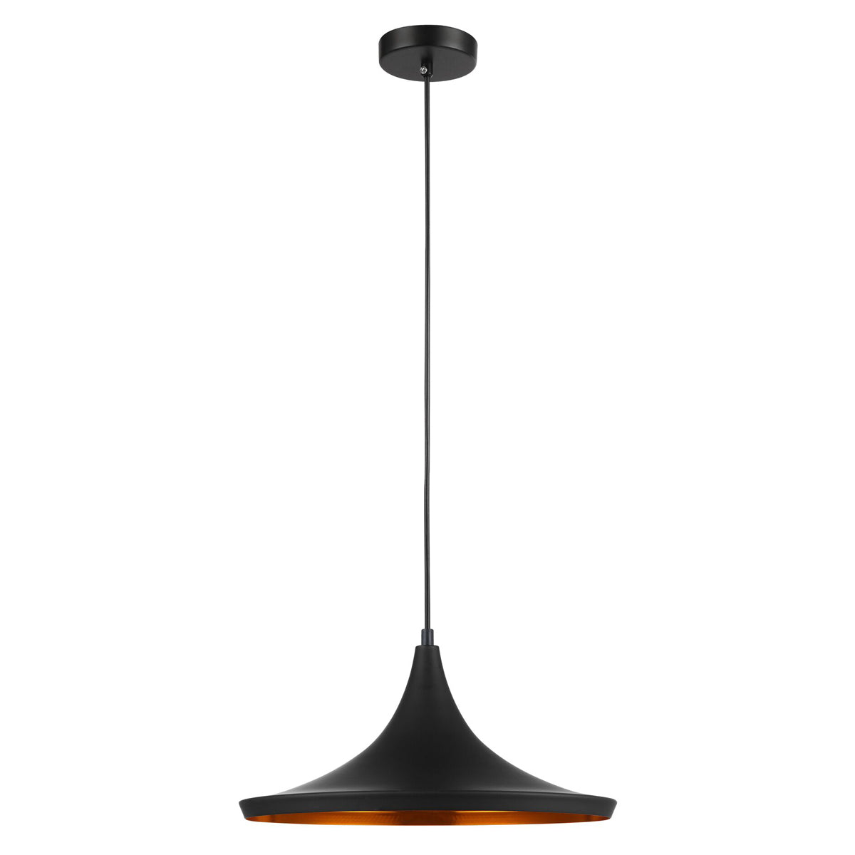 Caviar Mexican Hat Pendant Light - Black