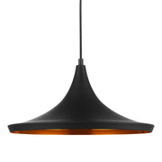 Caviar Mexican Hat Pendant Light - Black