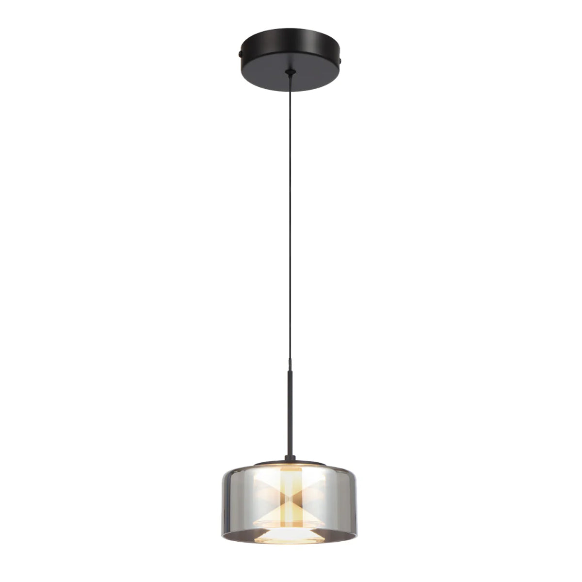 Cedro 1 Light LED Tri-Colour Rectangular Dome Pendant