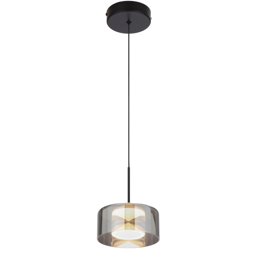 Cedro 1 Light LED Tri-Colour Rectangular Dome Pendant