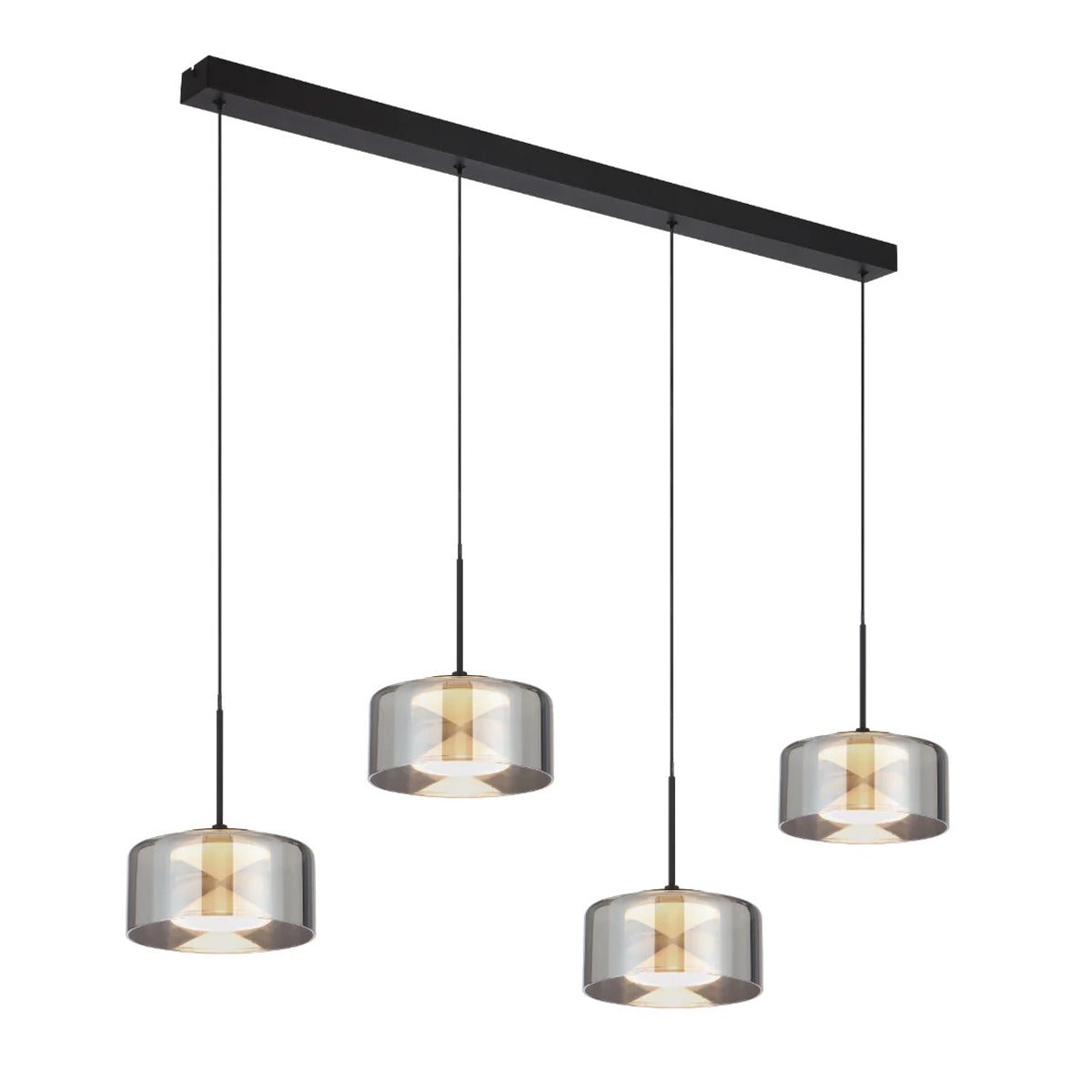 Cedro 4 Light Linear Pendant with Adjustable LED