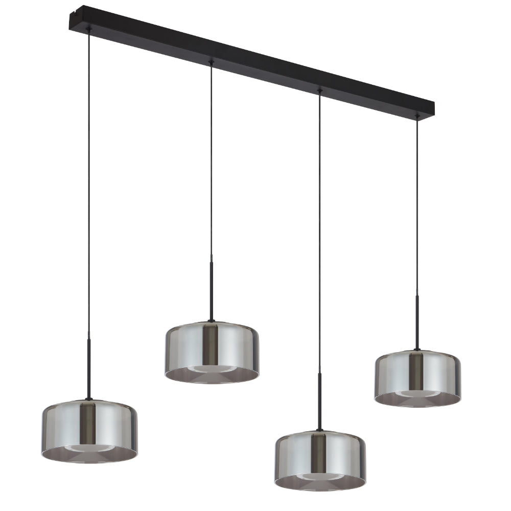 Cedro 4 Light Linear Pendant with Adjustable LED