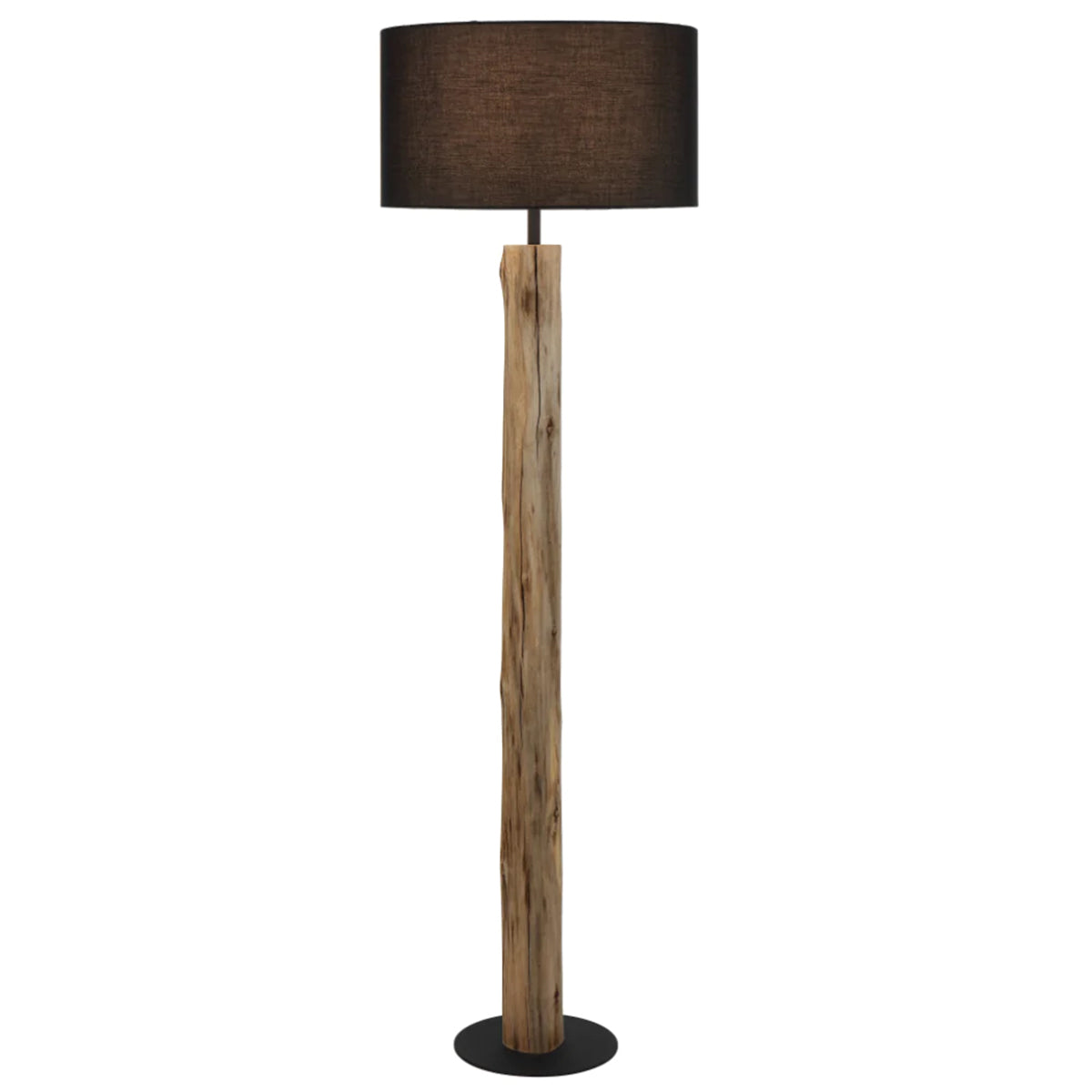 Chad Floor Lamp with Black Shade