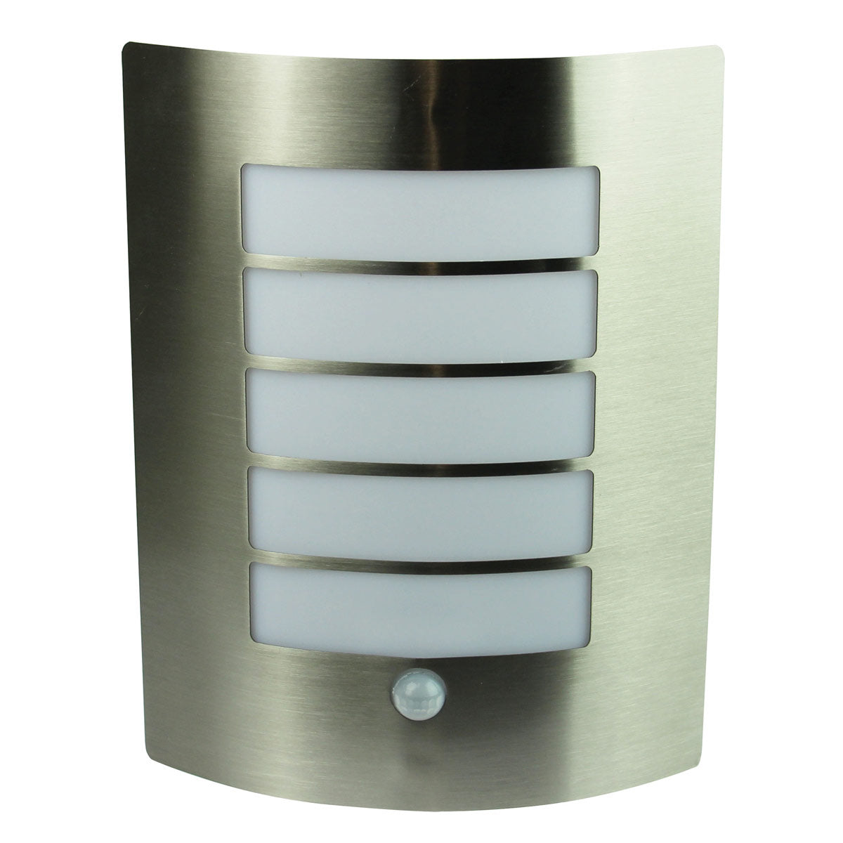 Cheeta Sensor Outdoor Wall Light with Stainless Steel Finish
