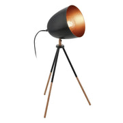 Chester Vintage Retro Tripod Dome Head Desk Lamp