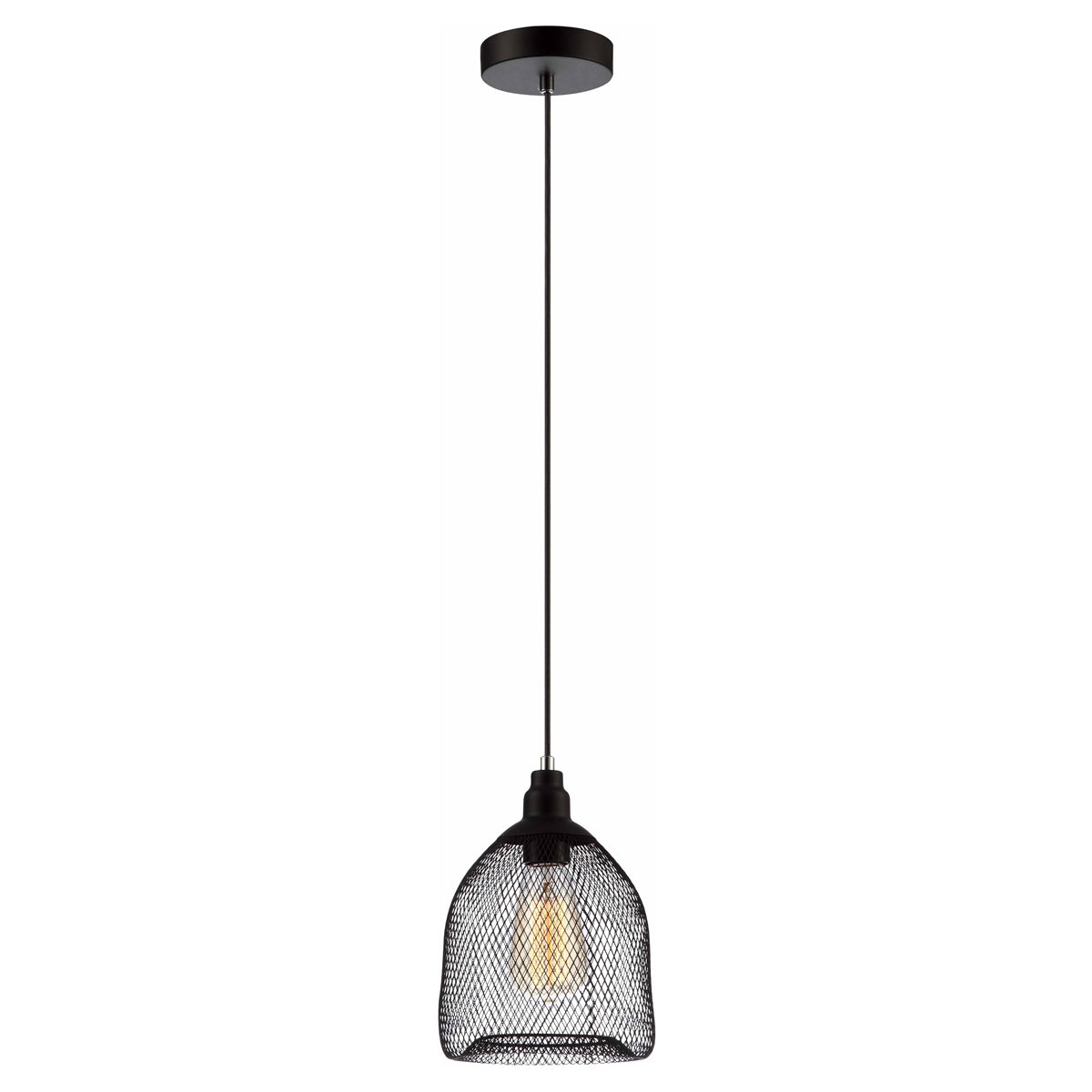 Cheveux 1 Small Metal Cage Pendant Light