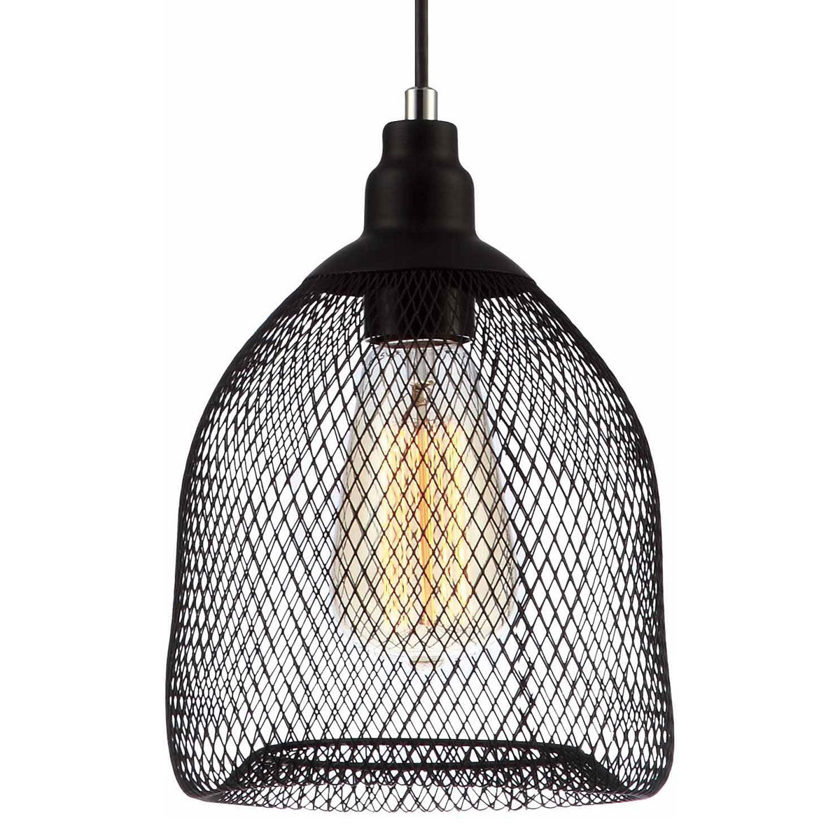 Cheveux 1 Small Metal Cage Pendant Light