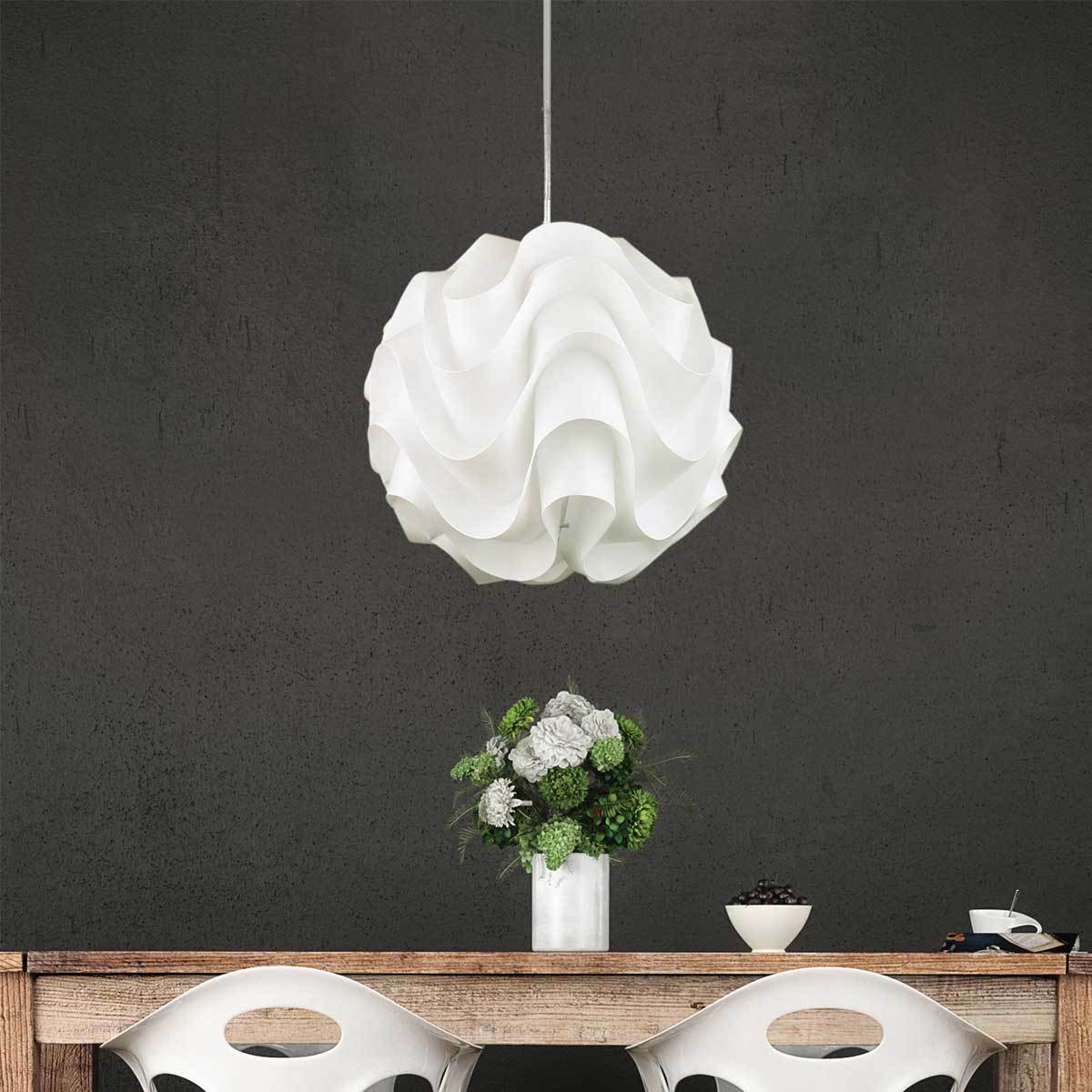 Chic 43 Acrylic Wavy Pendant Light