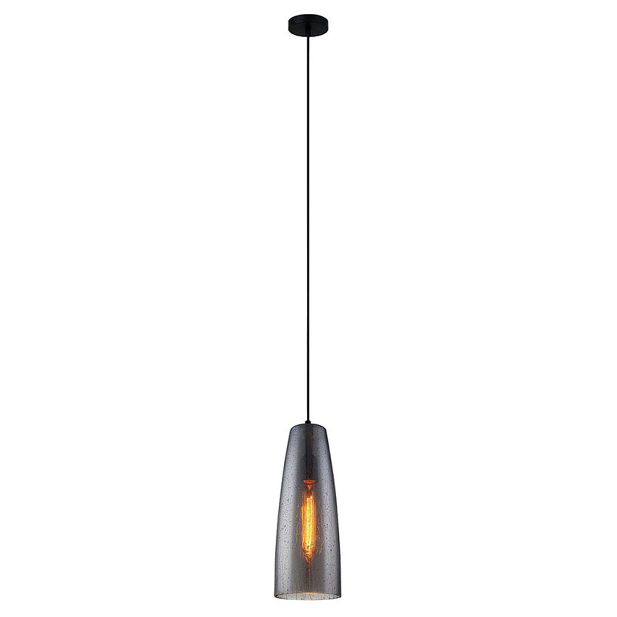 Chuva Smoked Glass Pendant Light