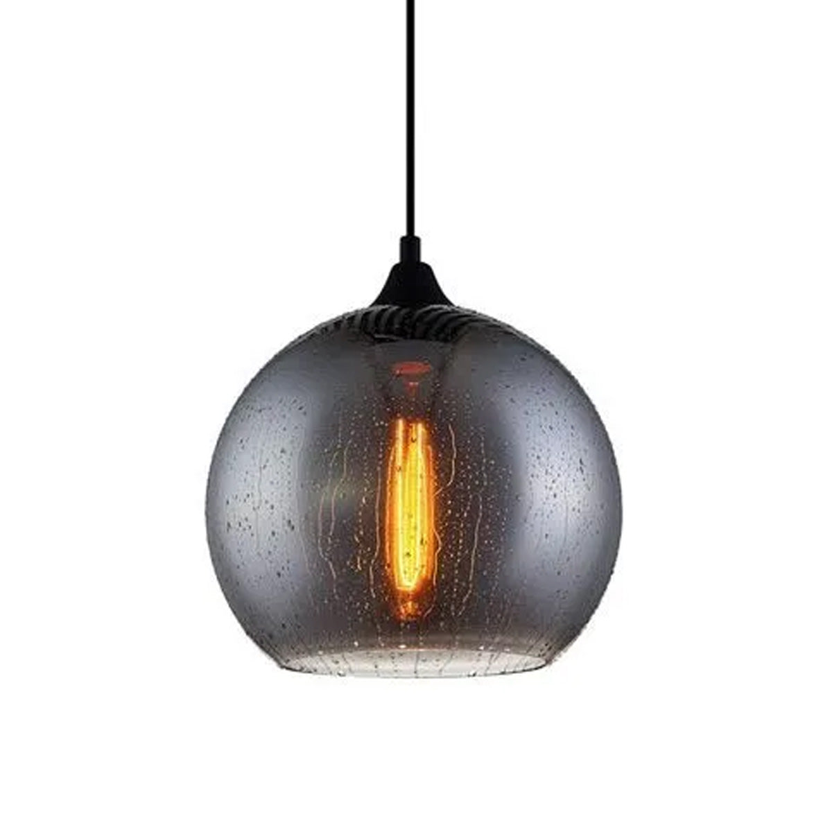 Chuva Wine Glass Smoked Pendant Light