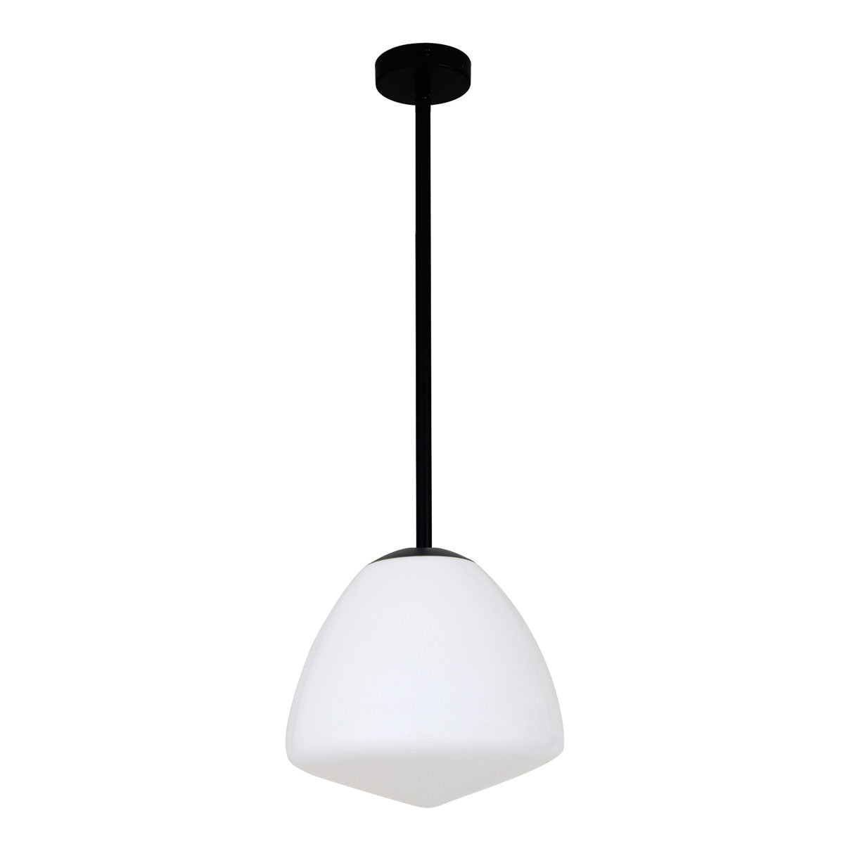 Ciotola Small 1 Light Interior Tipped Dome Frosted Glass Pendant Light