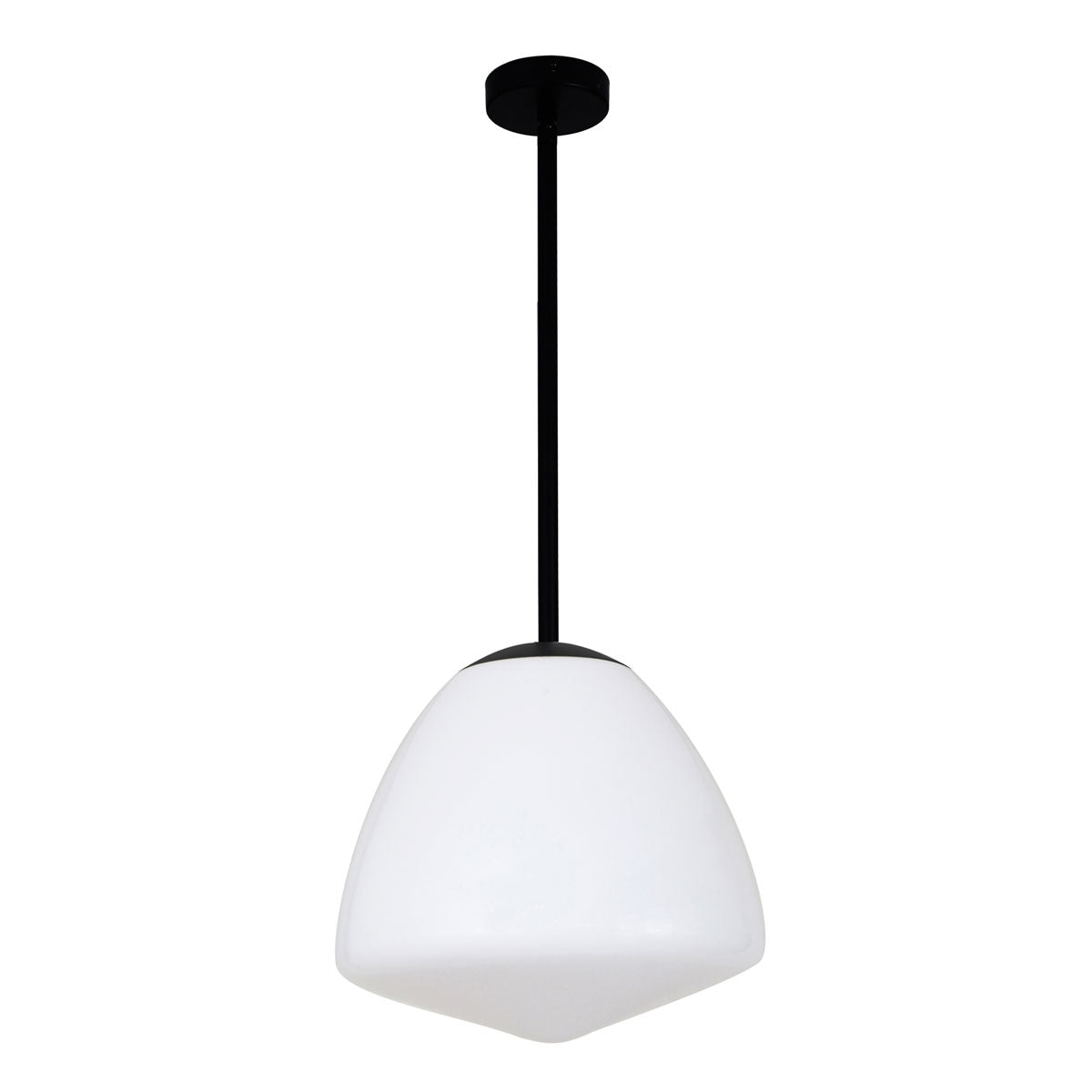 Ciotola Small 1 Light Interior Tipped Dome Frosted Glass Pendant Light