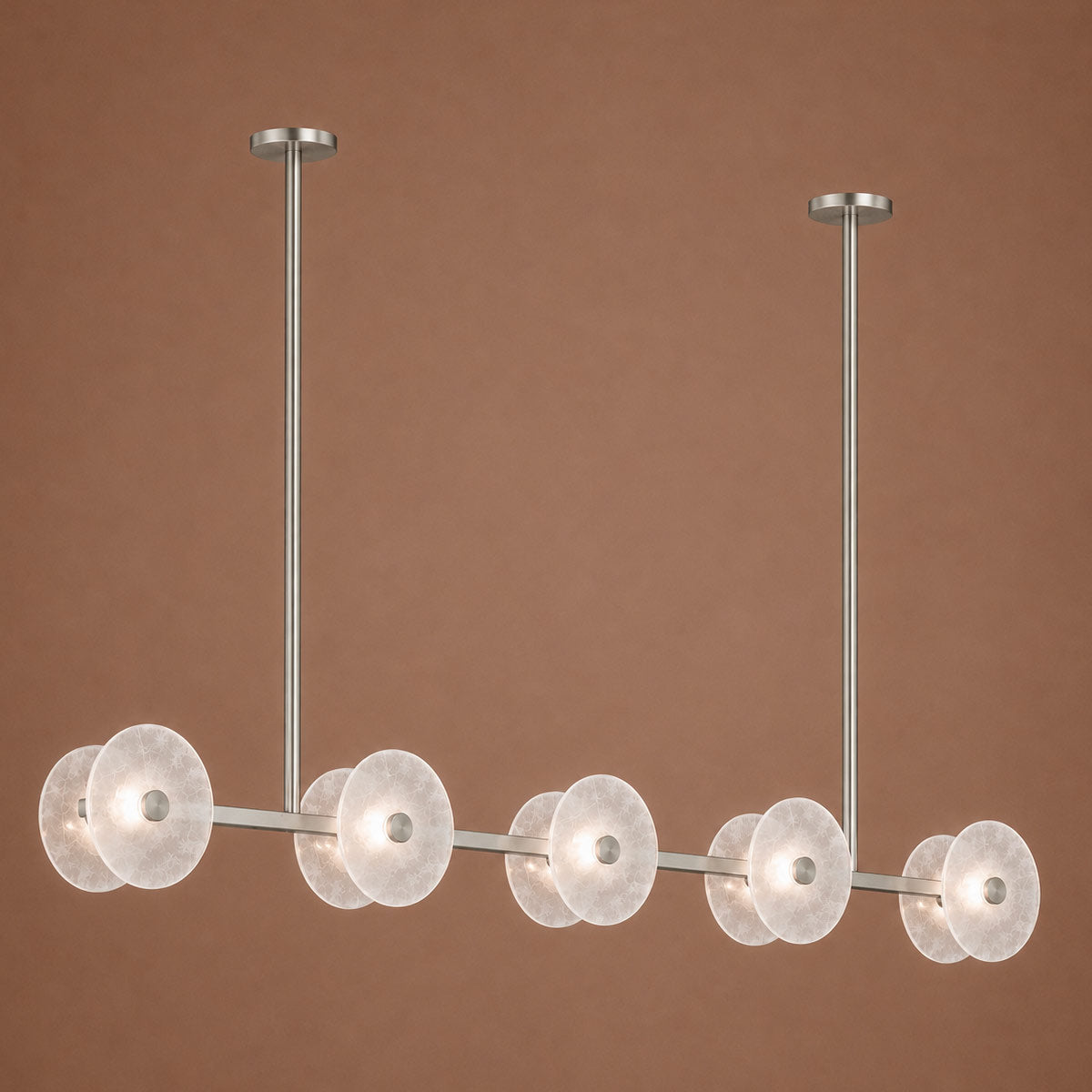 Cirkulos Halo 10 Light LED Linear Bar Pendant