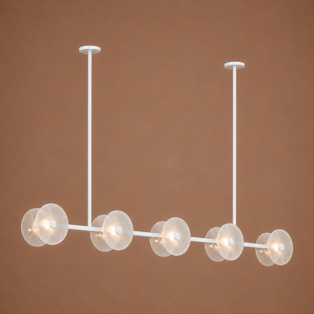 Cirkulos Halo 10 Light LED Linear Bar Pendant