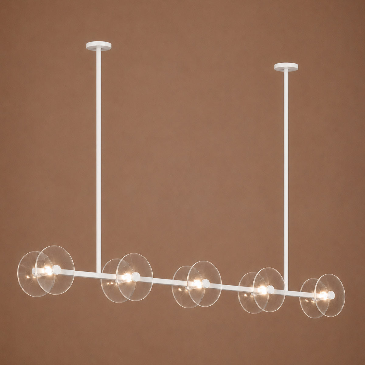 Cirkulos Halo 10 Light LED Linear Bar Pendant