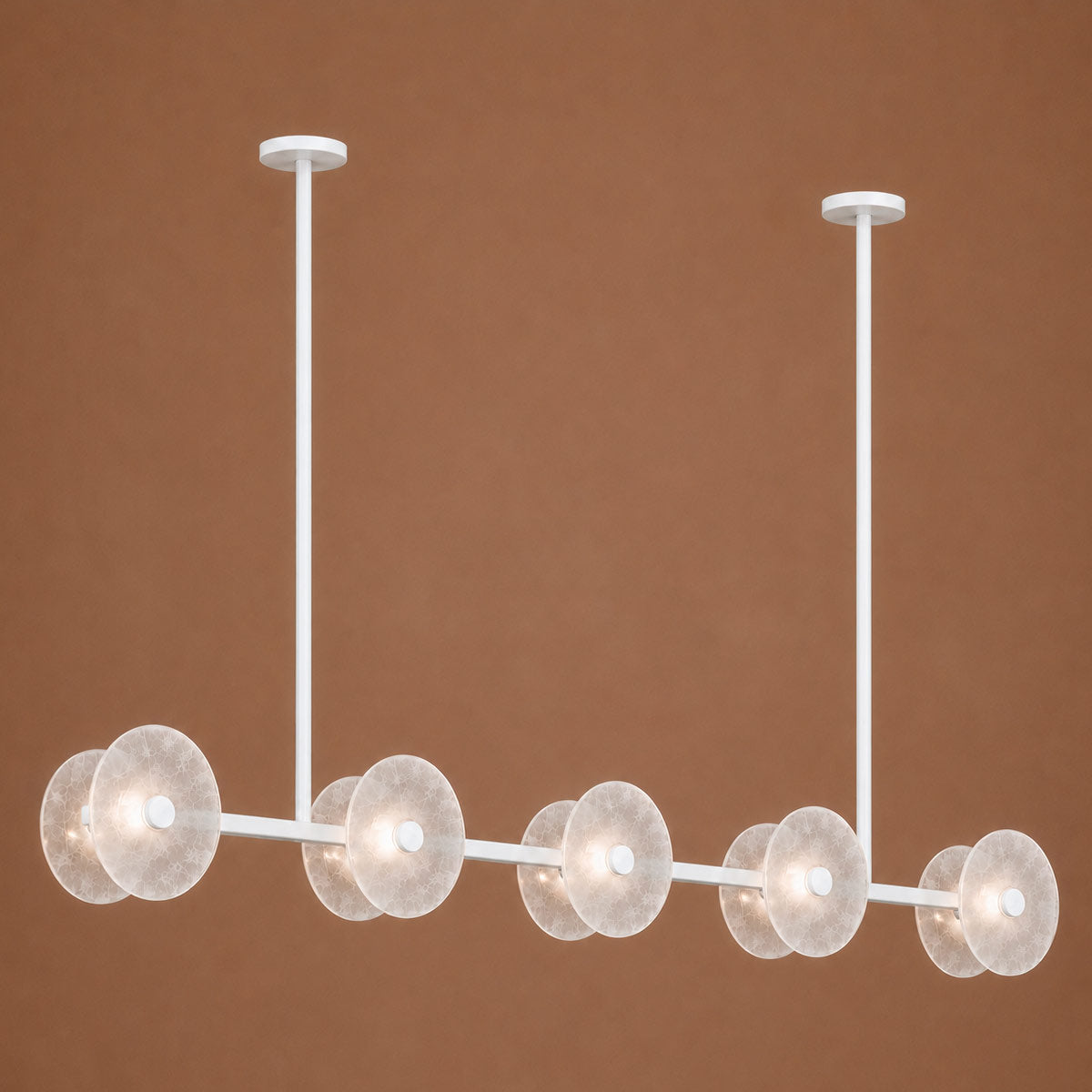 Cirkulos Halo 10 Light LED Linear Bar Pendant