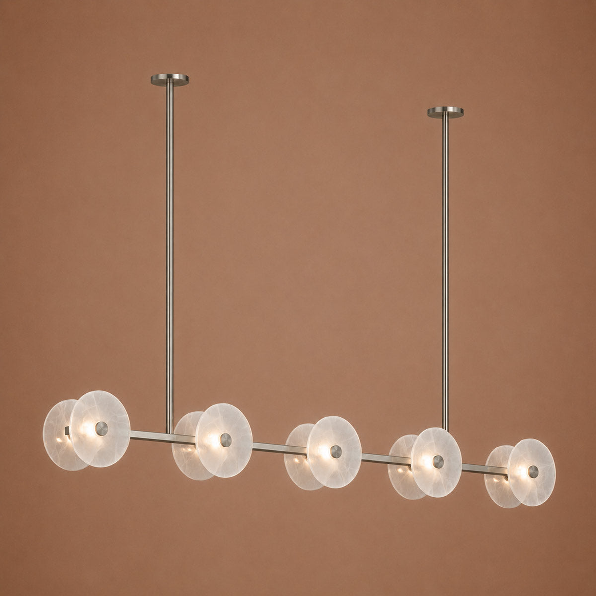 Cirkulos Halo 10 Light LED Linear Bar Pendant