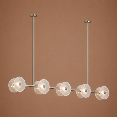 Cirkulos Halo 10 Light LED Linear Bar Pendant