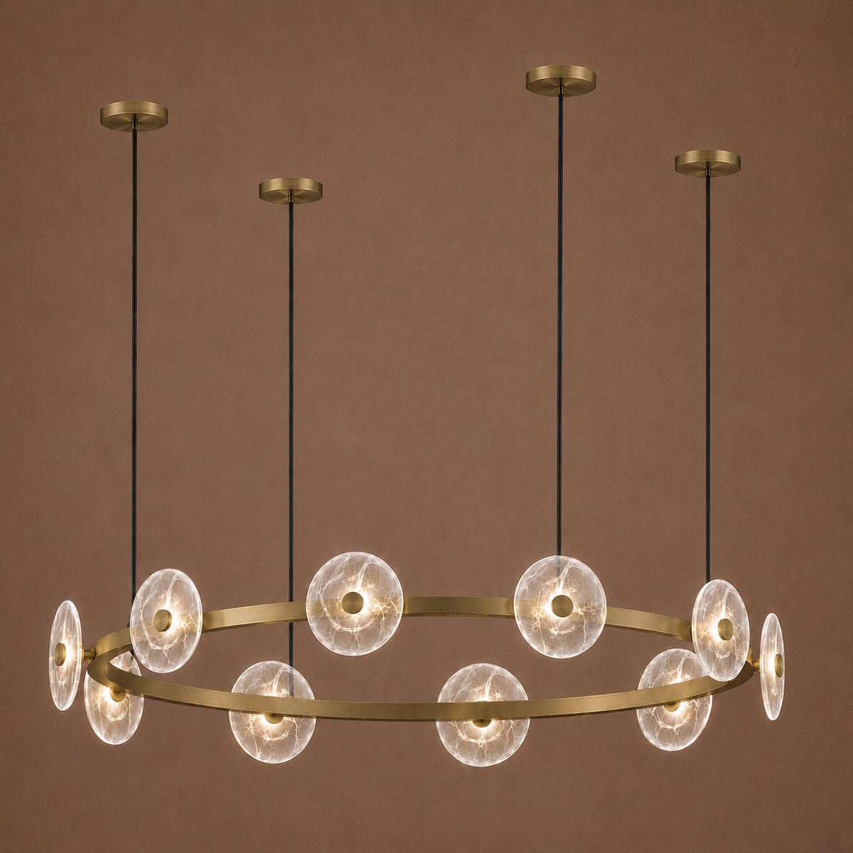 Cirkulos Halo 10 Light LED Round Pendant