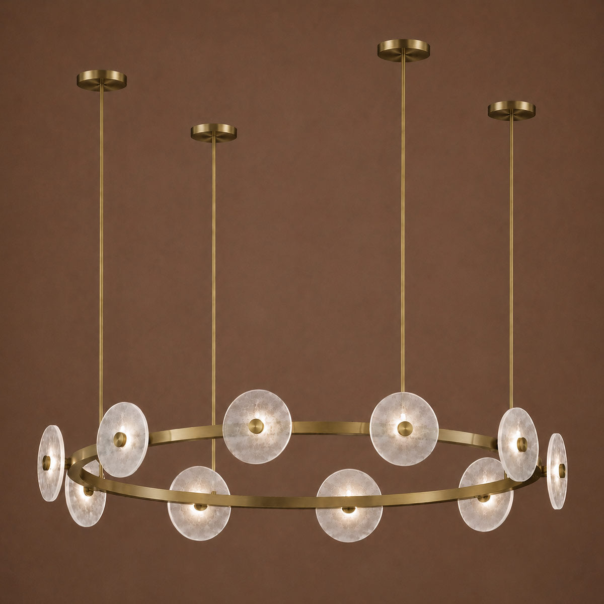 Cirkulos Halo 10 Light LED Round Pendant