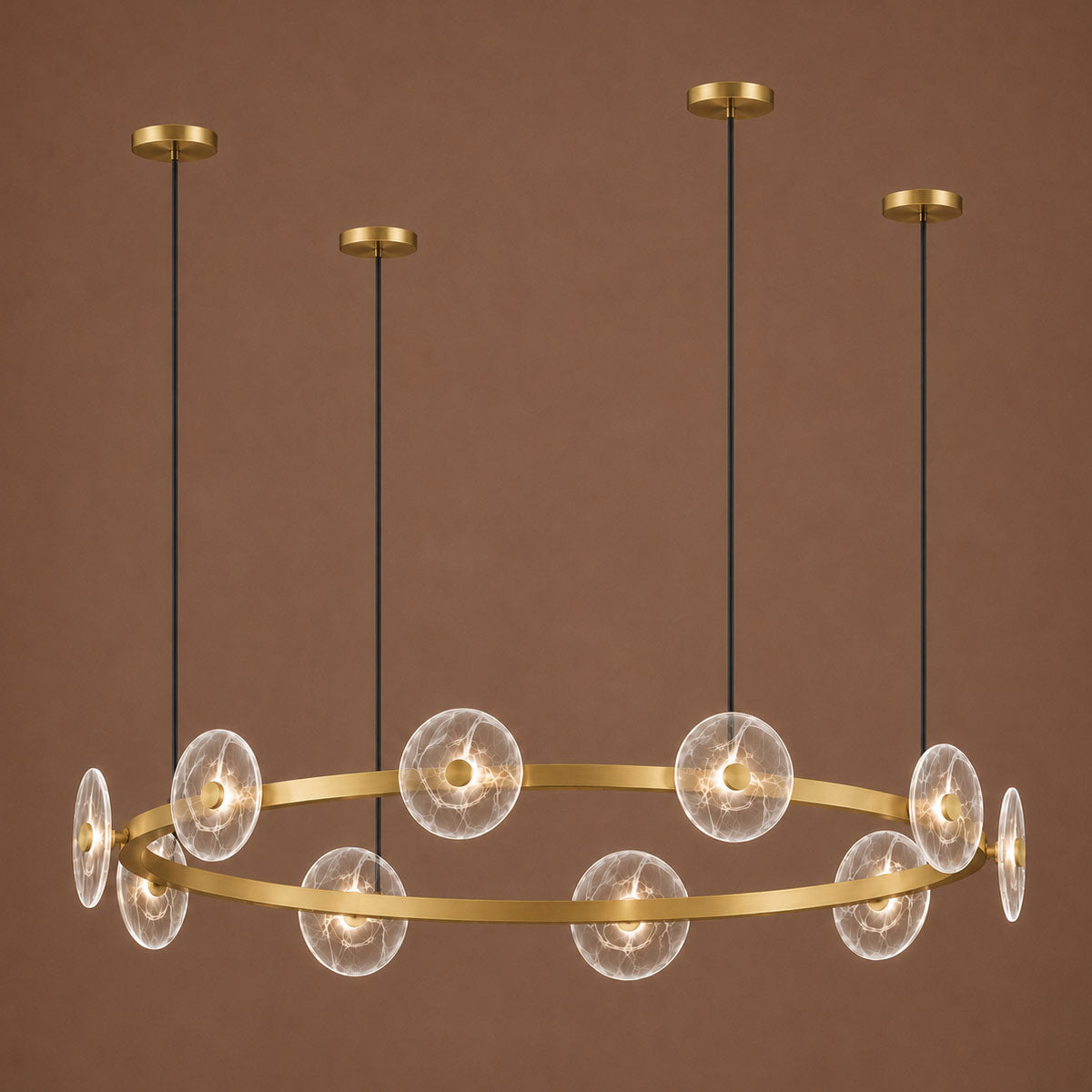 Cirkulos Halo 10 Light LED Round Pendant