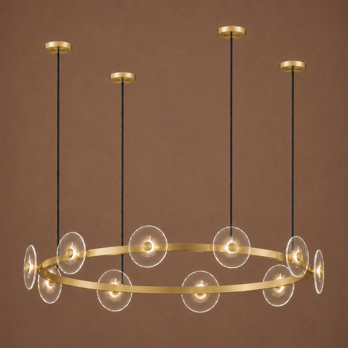 Cirkulos Halo 10 Light LED Round Pendant