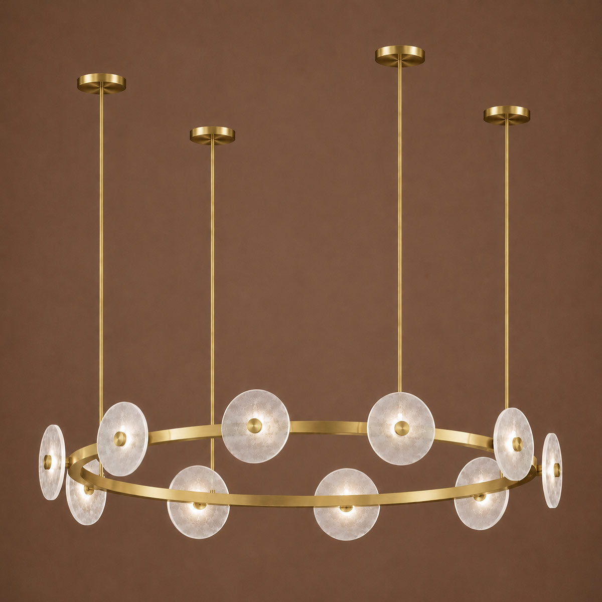 Cirkulos Halo 10 Light LED Round Pendant