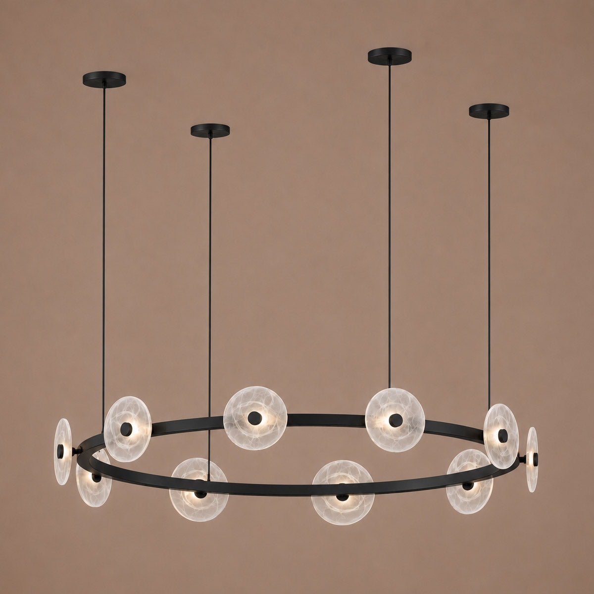 Cirkulos Halo 10 Light LED Round Pendant