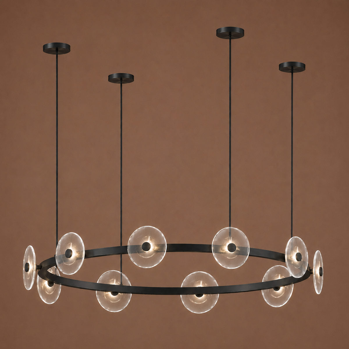 Cirkulos Halo 10 Light LED Round Pendant